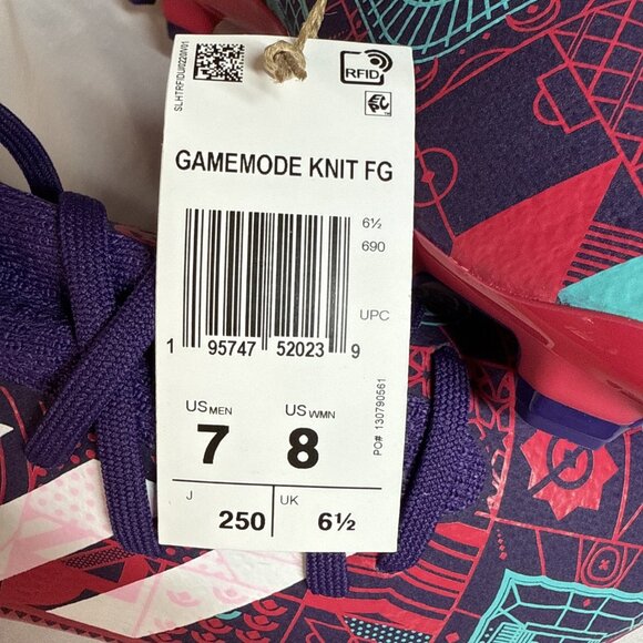 NWT Adidas Gamemode Knit Firm Ground Soccer Cleats Men Size 7 Women Size 8 Shoes main image 11
